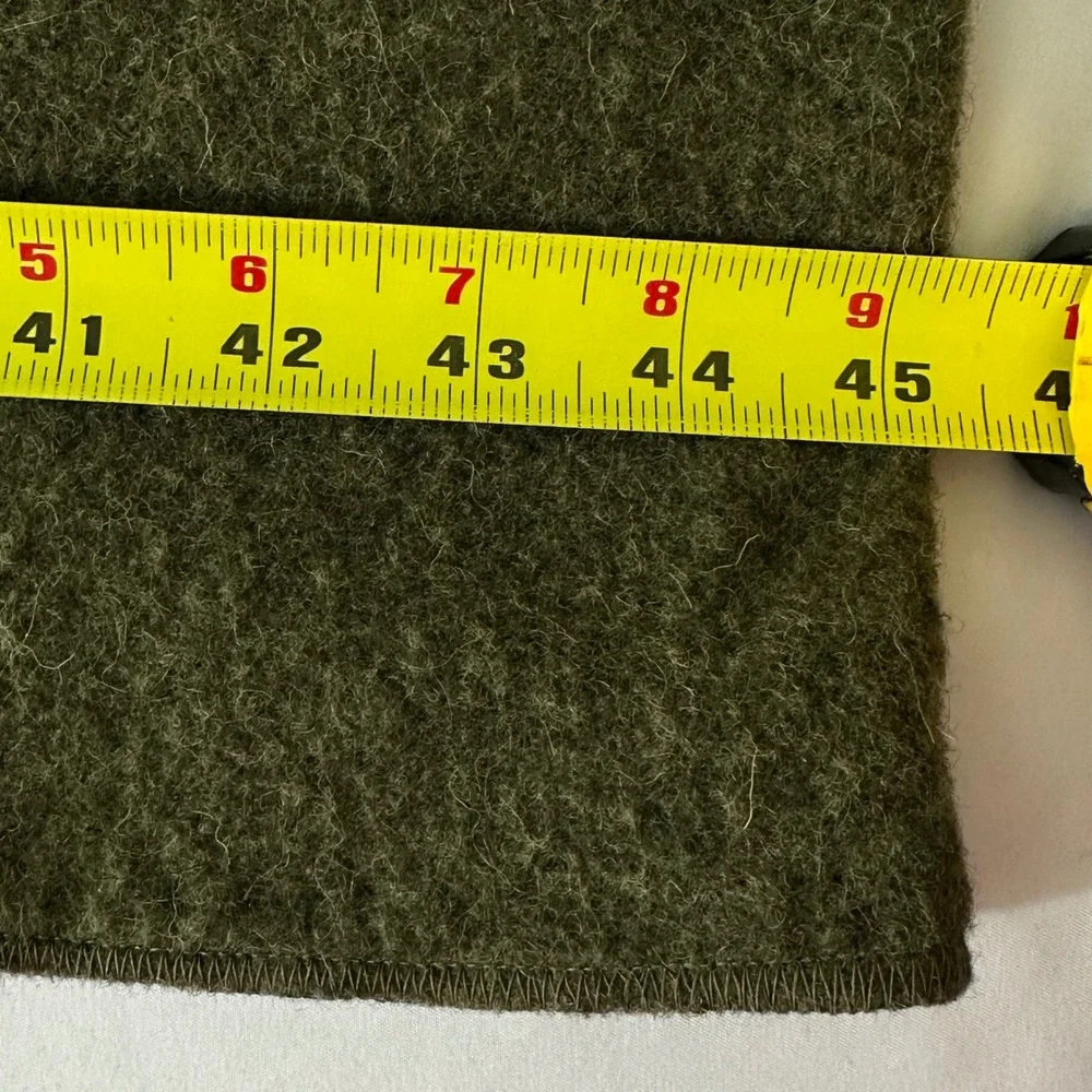 US Military Wool Blanket Olive Green 66x90 Northern Mills Outdoor Survival Camp